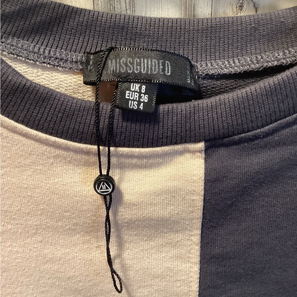 Colorblock Woman’s Oversized Sweatshirt - Picture 2 of 3